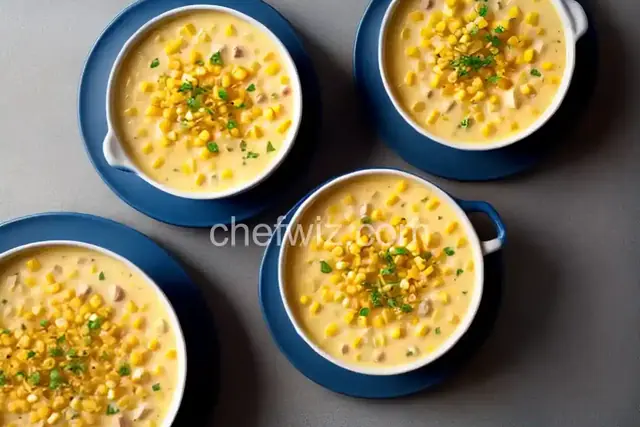 Cheesy Potato and Corn Chowder