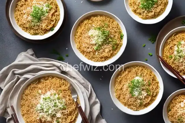 Cheesy Ramen Noodles