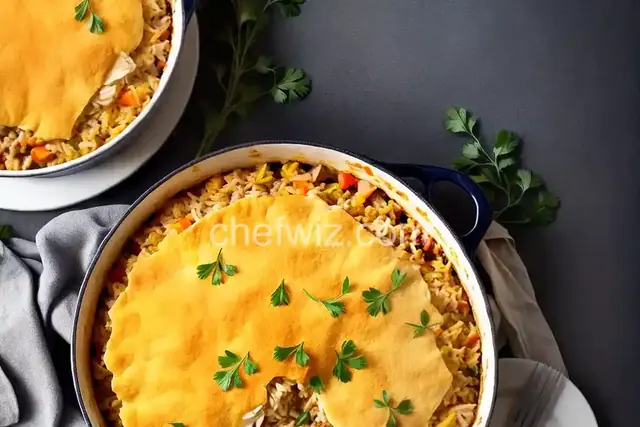 Cheesy Turkey Rice Casserole