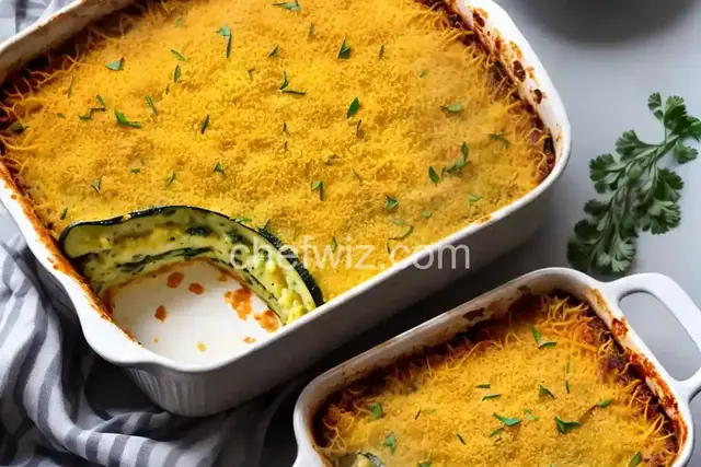 Cheesy Zucchini Casserole