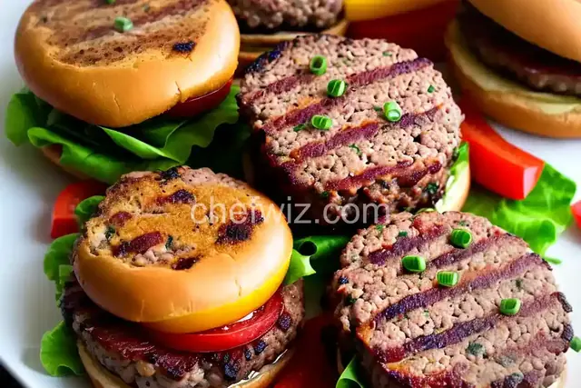 Chef John's Grilled Bacon Meatloaf Burgers