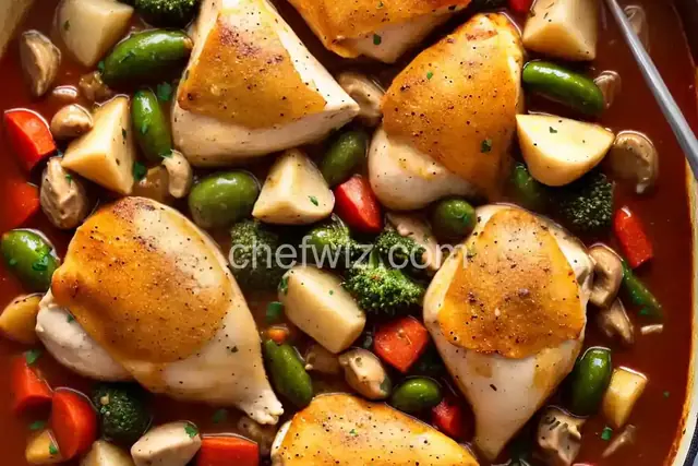 Chicago's Chicken Vesuvio