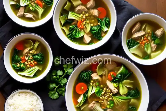 Chicken Bok Choy Soup