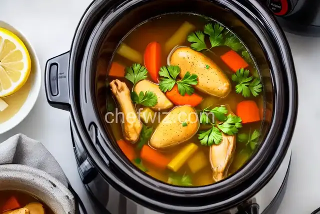 Chicken Broth in a Slow Cooker
