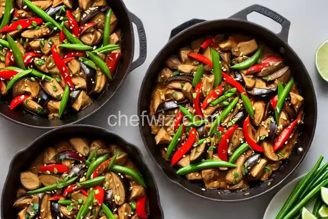 Chicken Eggplant Stir-Fry