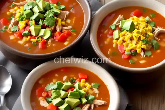 Chicken Enchilada Slow Cooker Soup