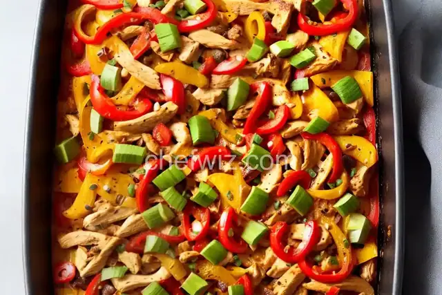 Chicken Fajita Bake