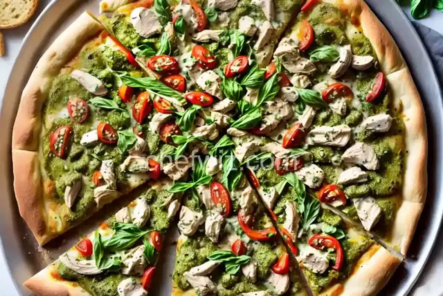 Chicken Pesto Pizza