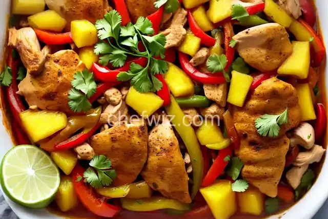 Chicken Pineapple Fajitas