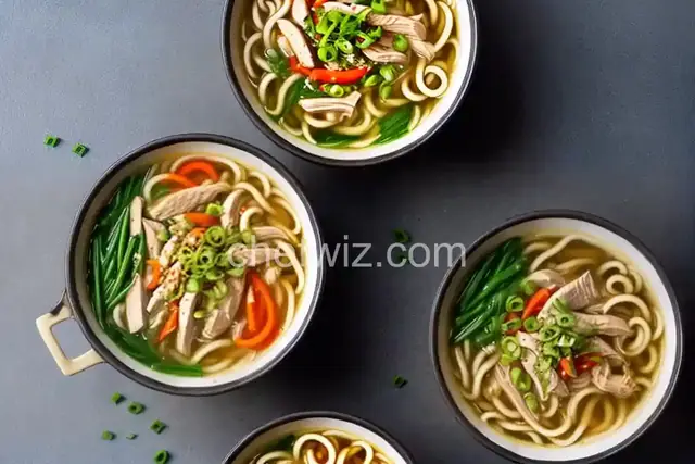 Chicken Udon Noodle Soup