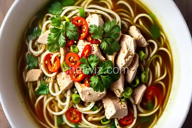 Chicken Zoodle Pho