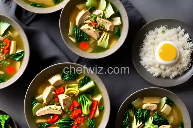 Chicken and Bok Choy Soup