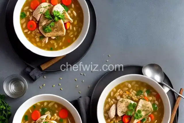 Chicken with Barley Soup