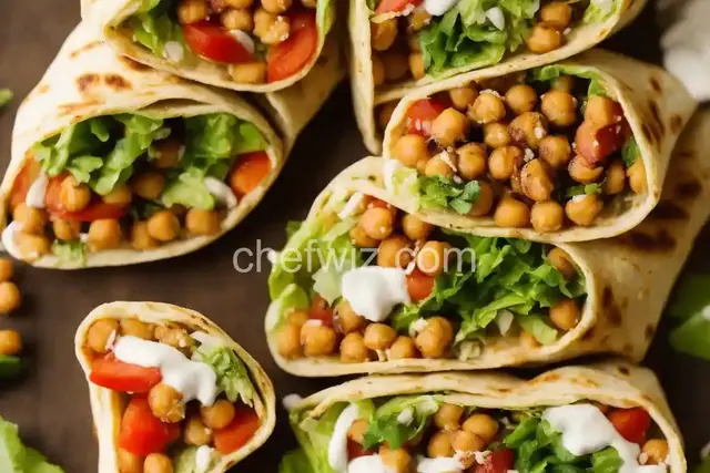 Chickpea Shawarma Wraps