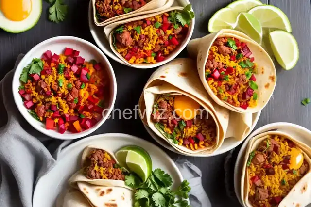 Chorizo Breakfast Burritos
