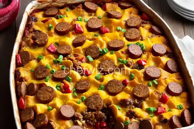 Christmas Breakfast Sausage Casserole