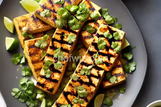 Cilantro Lime Grilled Tofu