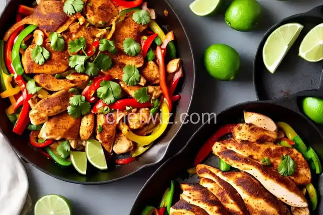 Cinnamon and Lime Chicken Fajitas