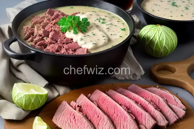 Corned Beef and Cabbage with Guinness®-Dijon Gravy