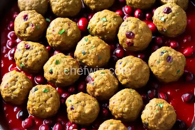 Cranberry Jalapeño Meatballs