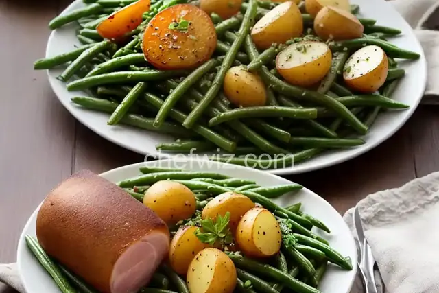 Crazy Simple Cottage Ham, Potatoes, and Green Beans