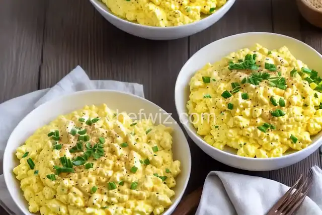 Creamy Cottage Cheese Scrambled Eggs