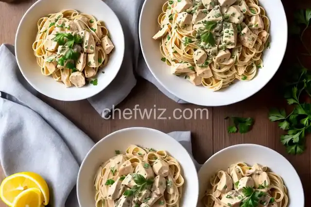 Creamy Garlic Chicken Pasta