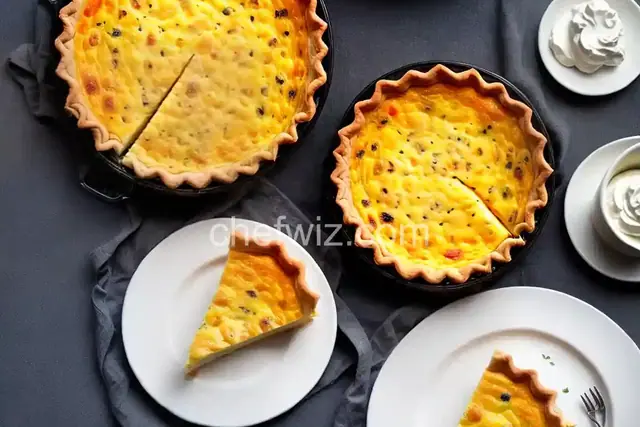 Creamy Ham and Cheese Quiche