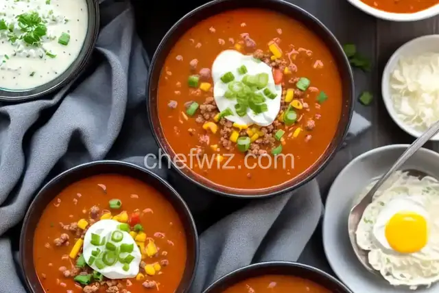 Creamy Keto Taco Soup with Ground Beef