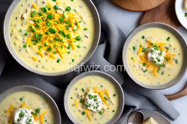 Creamy Slow Cooker Potato Cheese Soup