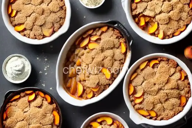 Crisp Peach Cobbler