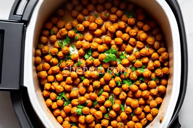 Crispy Air Fryer Chickpeas