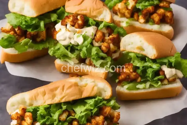 Crispy Cauliflower Po Boy Sandwich