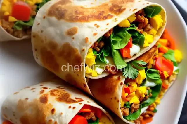 Crispy Rolled Breakfast Burrito