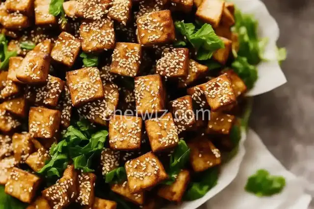 Crispy Sesame Tofu