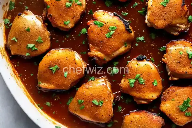 Crispy and Tender Baked Chicken Thighs