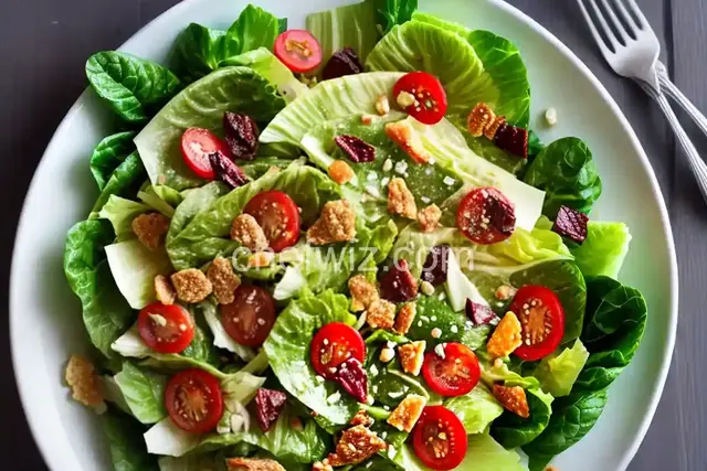 Crunchy Romaine Salad