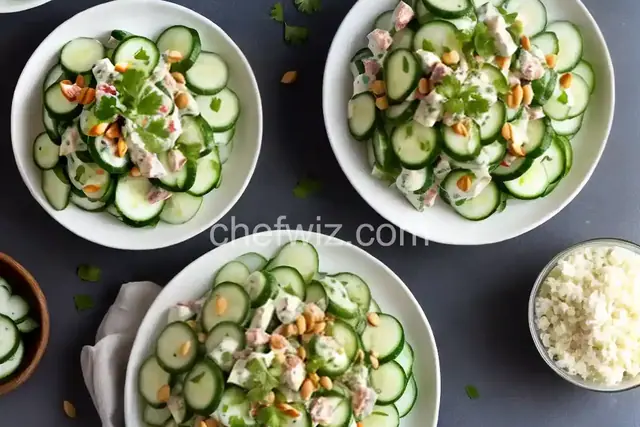 Dad's Creamy Cucumber Salad