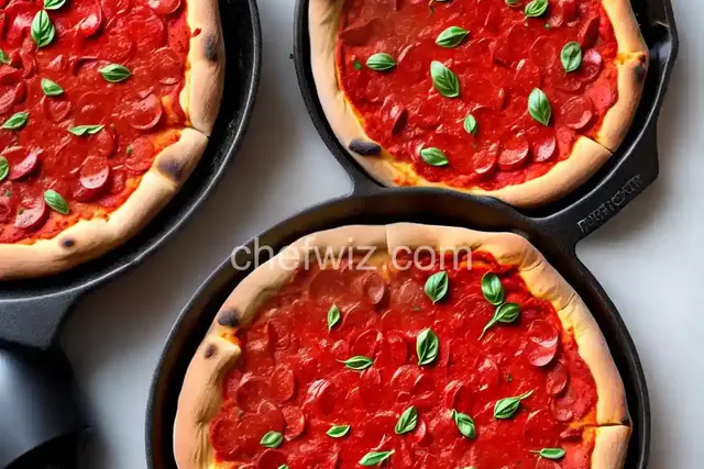 Deep-Dish Cast Iron Pizza