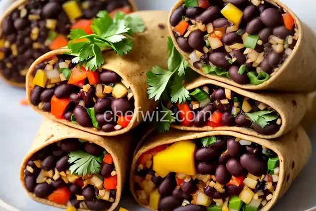 Delicious Black Bean Burritos