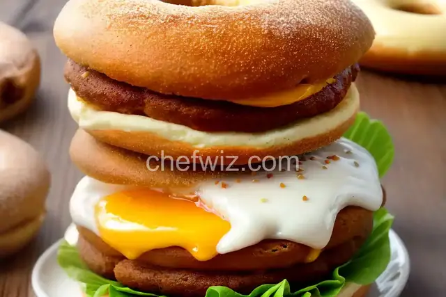 Donut Pan Egg Sandwiches