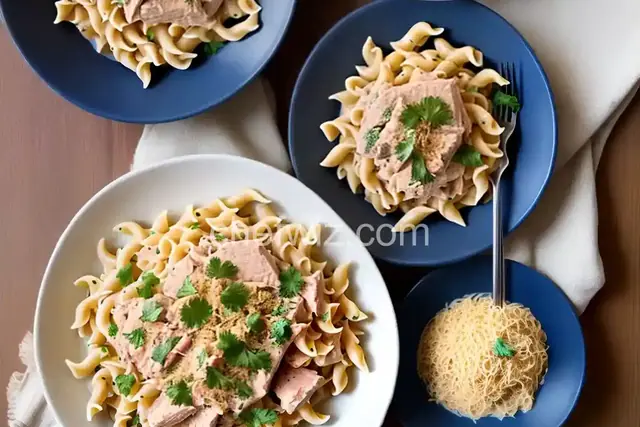 Dorm Room Cheesy Tuna and Noodles
