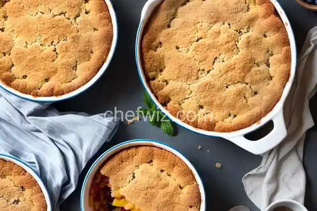 Easy Batter Fruit Cobbler