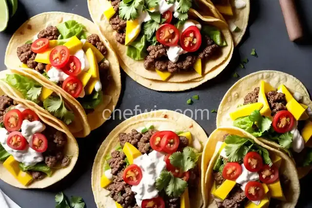 Easy Cheeseburger Tacos