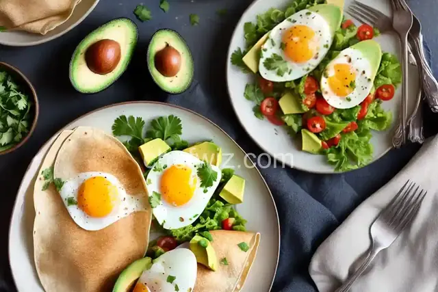 Easy Egg and Avocado Breakfast Burrito