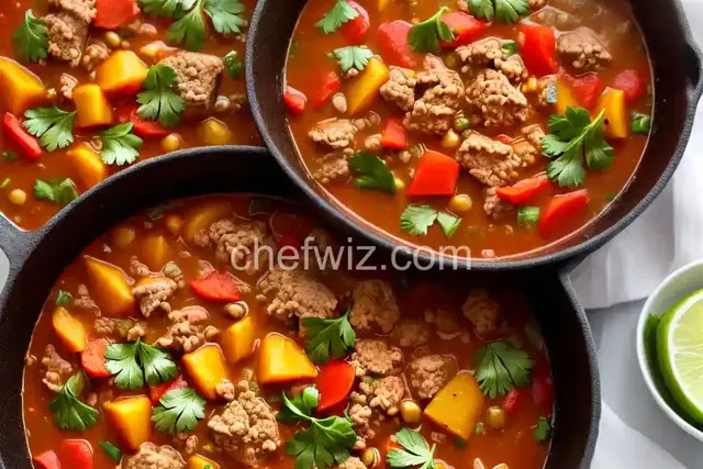 Easy Ground Turkey Stew