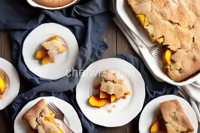 Easy Peach Cobbler with Cake Mix