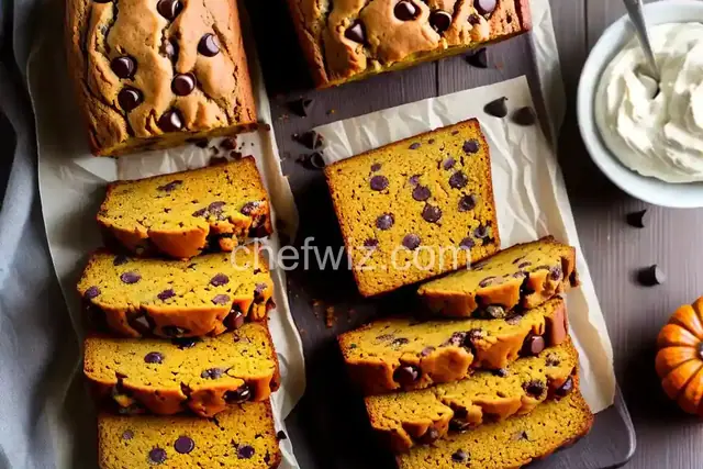 Easy Pumpkin Chocolate Chip Bread