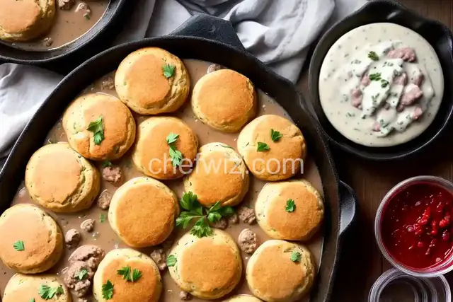 Easy Sausage Gravy and Biscuits