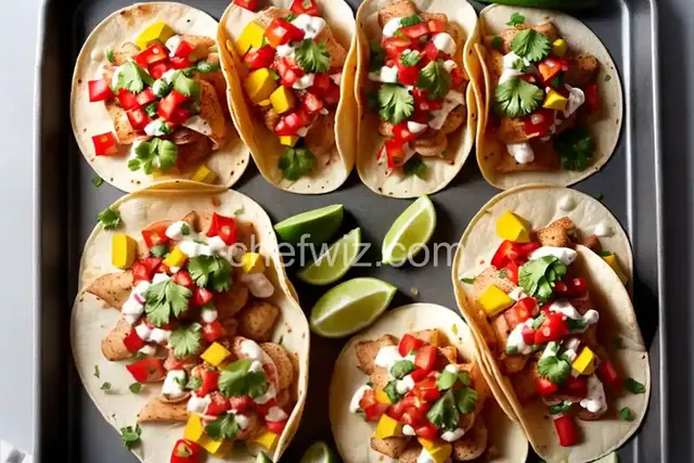 Easy Sheet Pan Fish Tacos